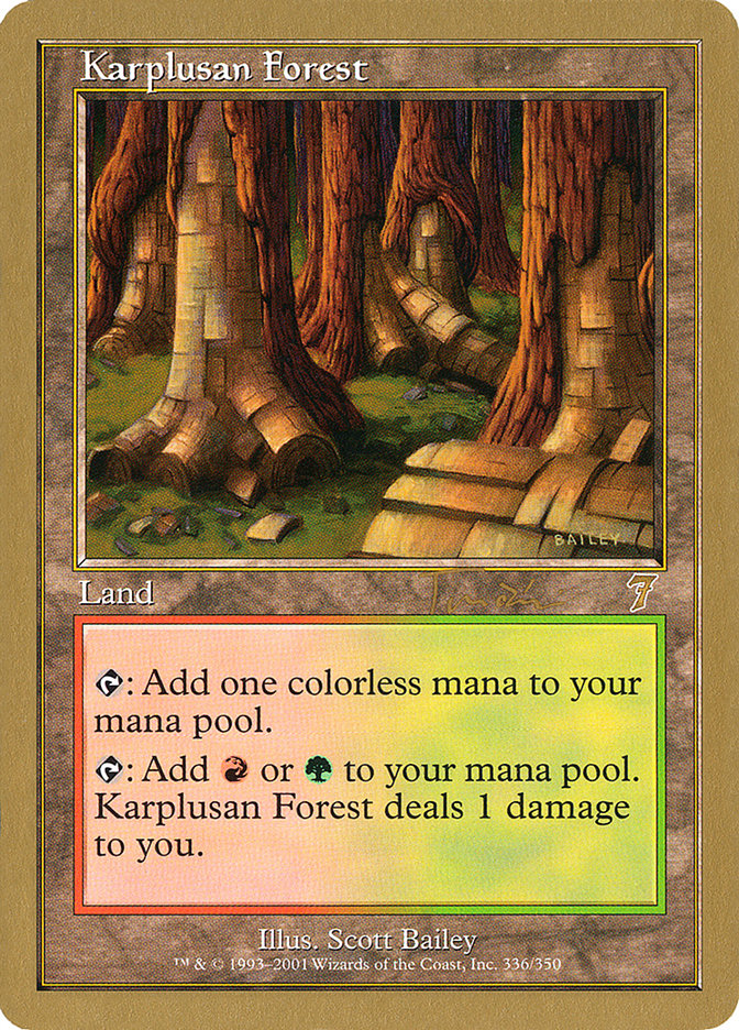 Karplusan Forest (Jan Tomcani) [World Championship Decks 2001] | Pandora's Boox