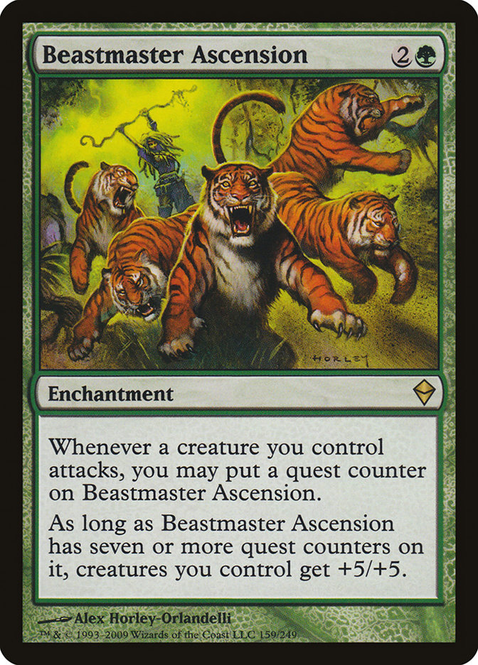 Beastmaster Ascension [Zendikar] | Pandora's Boox
