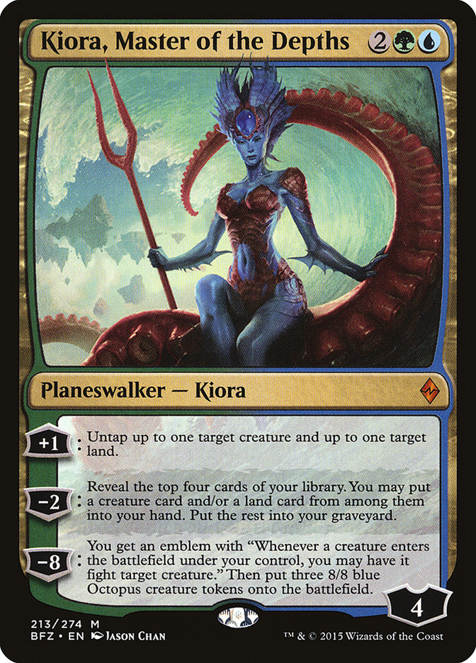Kiora, Master of the Depths [Battle for Zendikar] | Pandora's Boox