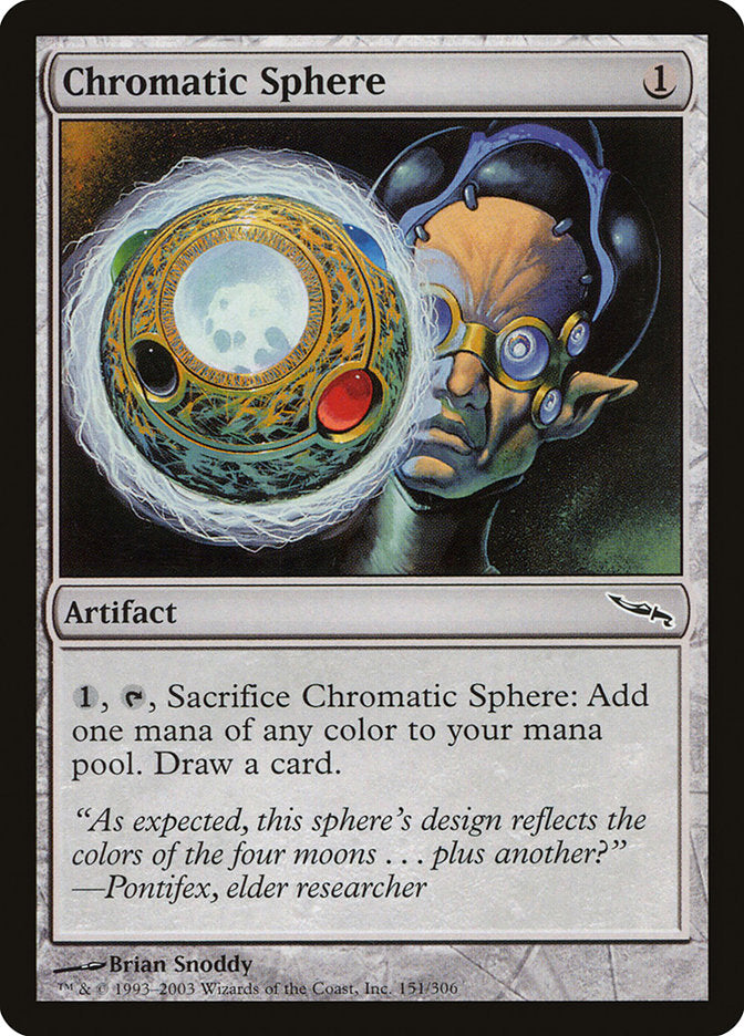 Chromatic Sphere [Mirrodin] | Pandora's Boox