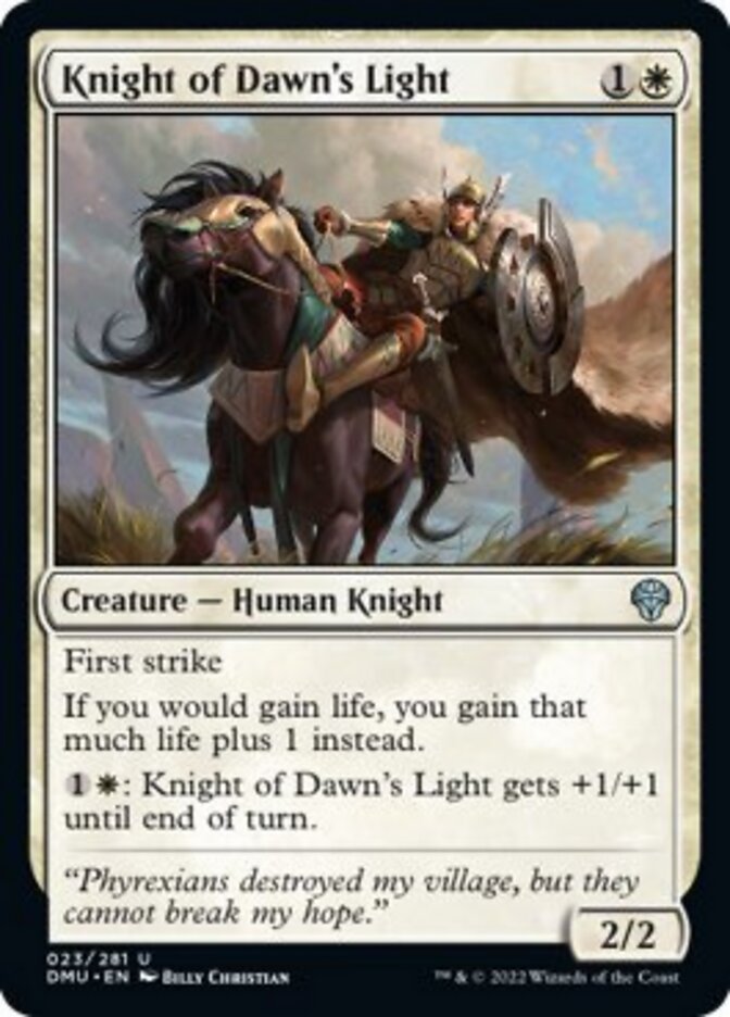Knight of Dawn's Light [Dominaria United] | Pandora's Boox