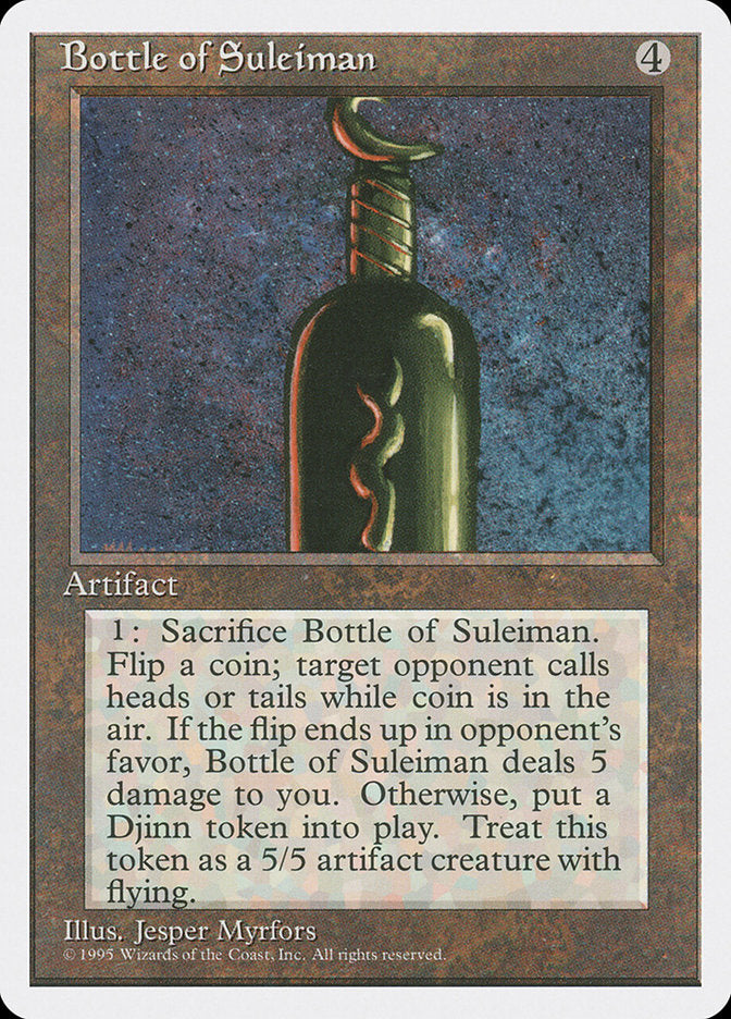 Bottle of Suleiman [Fourth Edition] | Pandora's Boox