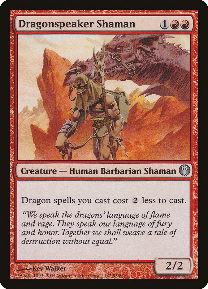 Dragonspeaker Shaman [Duel Decks: Knights vs. Dragons] | Pandora's Boox