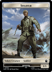 Soldier // Food (0025) Double-Sided Token [Doctor Who Tokens] | Pandora's Boox