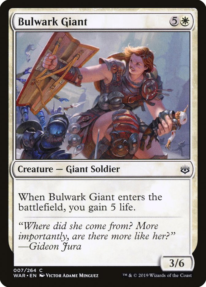 Bulwark Giant [War of the Spark] | Pandora's Boox