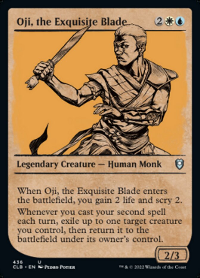 Oji, the Exquisite Blade (Showcase) [Commander Legends: Battle for Baldur's Gate] | Pandora's Boox