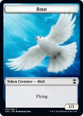 Bird (001) // Soldier Double-Sided Token [Kaldheim Commander Tokens] | Pandora's Boox