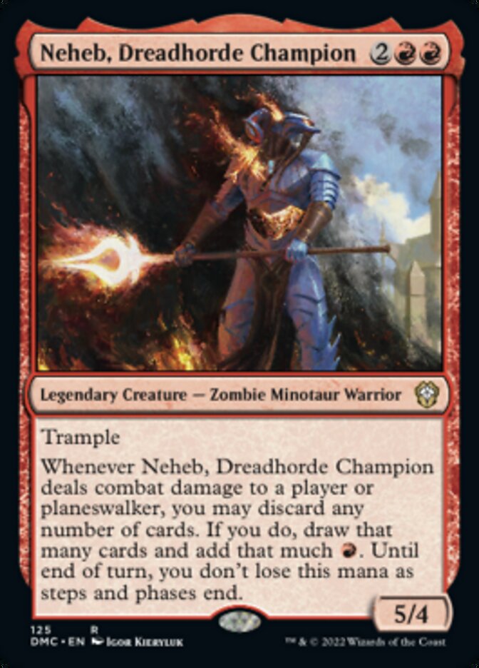 Neheb, Dreadhorde Champion [Dominaria United Commander] | Pandora's Boox