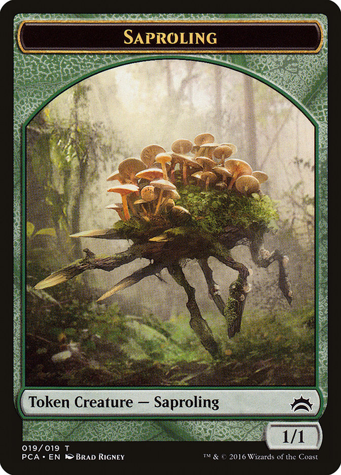 Spider // Saproling Double-Sided Token [Planechase Anthology Tokens] | Pandora's Boox