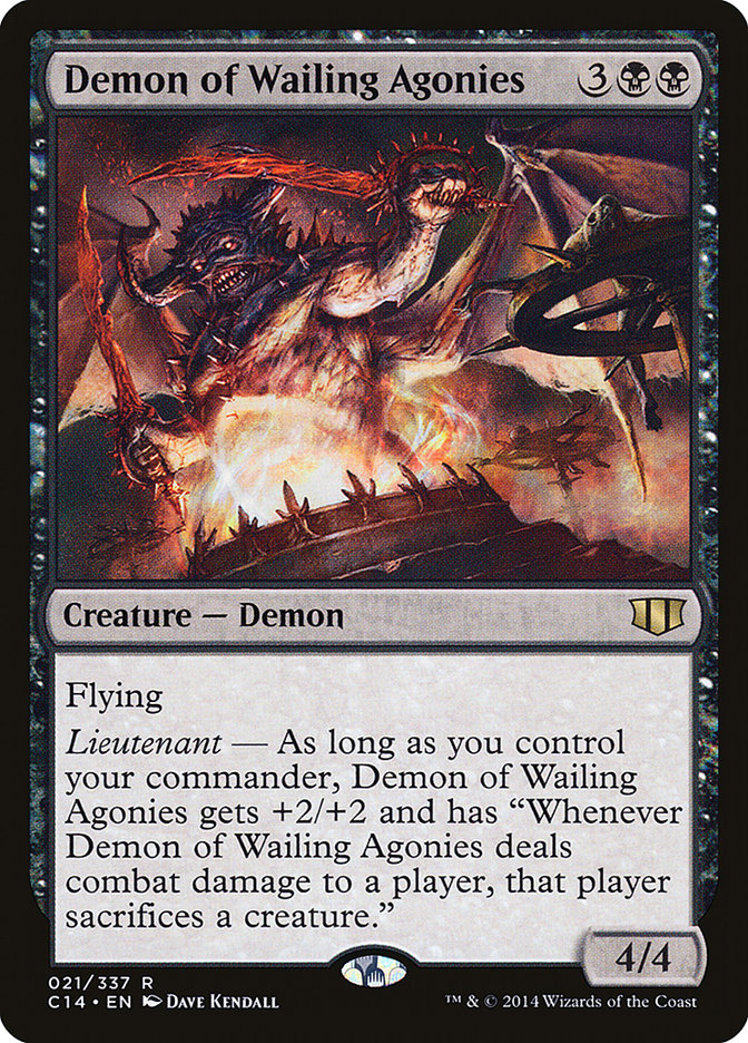 Demon of Wailing Agonies [Commander 2014] | Pandora's Boox