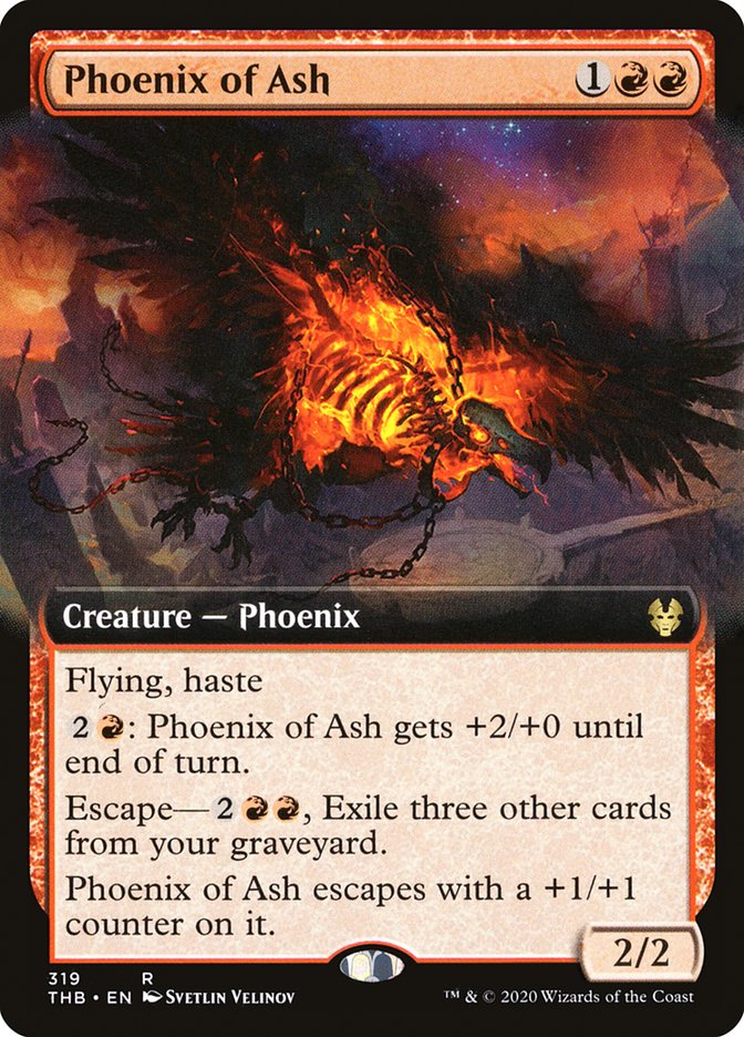 Phoenix of Ash (Extended Art) [Theros Beyond Death] | Pandora's Boox