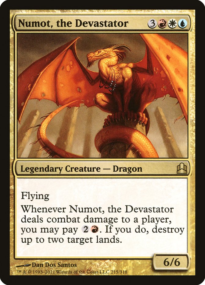 Numot, the Devastator [Commander 2011] | Pandora's Boox