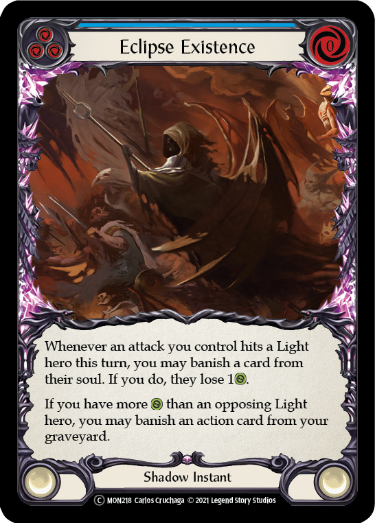 Eclipse Existence (Rainbow Foil) [U-MON218-RF] Unlimited Edition Rainbow Foil
