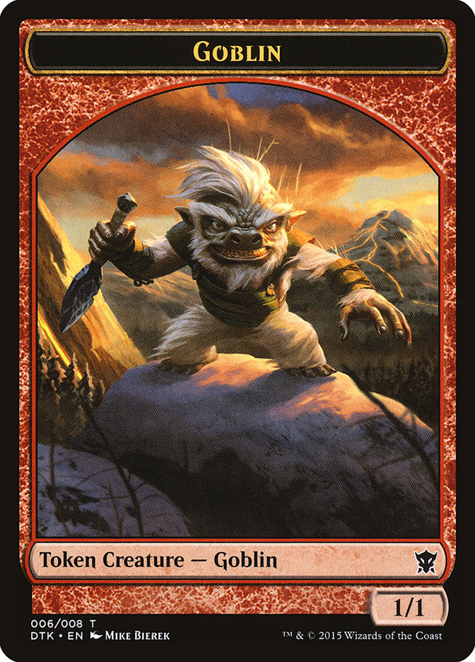 Goblin Token [Dragons of Tarkir Tokens] | Pandora's Boox