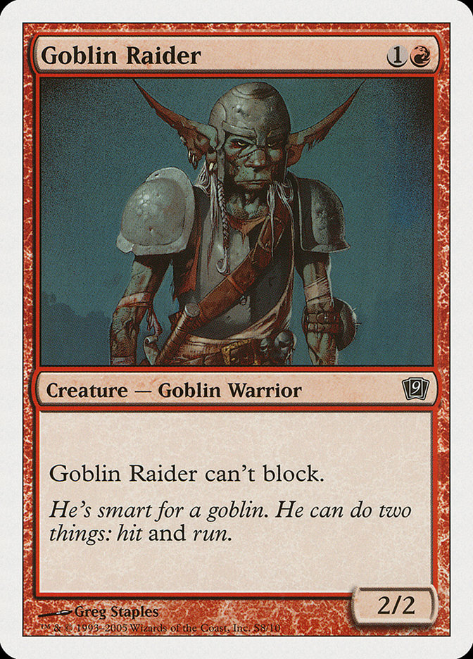 Goblin Raider [Ninth Edition] | Pandora's Boox