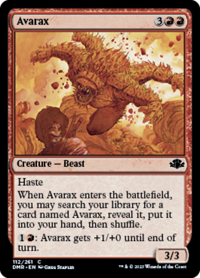 Avarax [Dominaria Remastered] | Pandora's Boox
