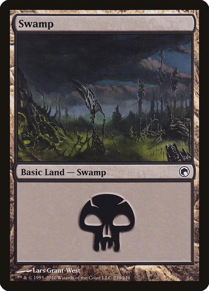 Swamp (239) [Scars of Mirrodin] | Pandora's Boox