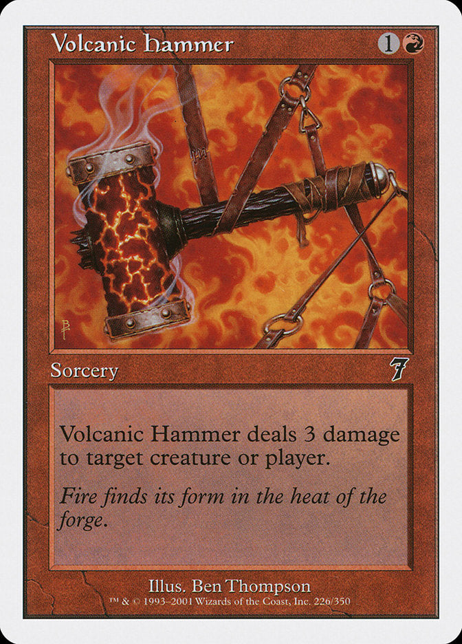 Volcanic Hammer [Seventh Edition] | Pandora's Boox