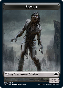 Zombie // Angel Double-Sided Token [Game Night: Free-for-All Tokens] | Pandora's Boox