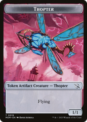 Thopter // Knight (10) Double-Sided Token [March of the Machine Tokens] | Pandora's Boox