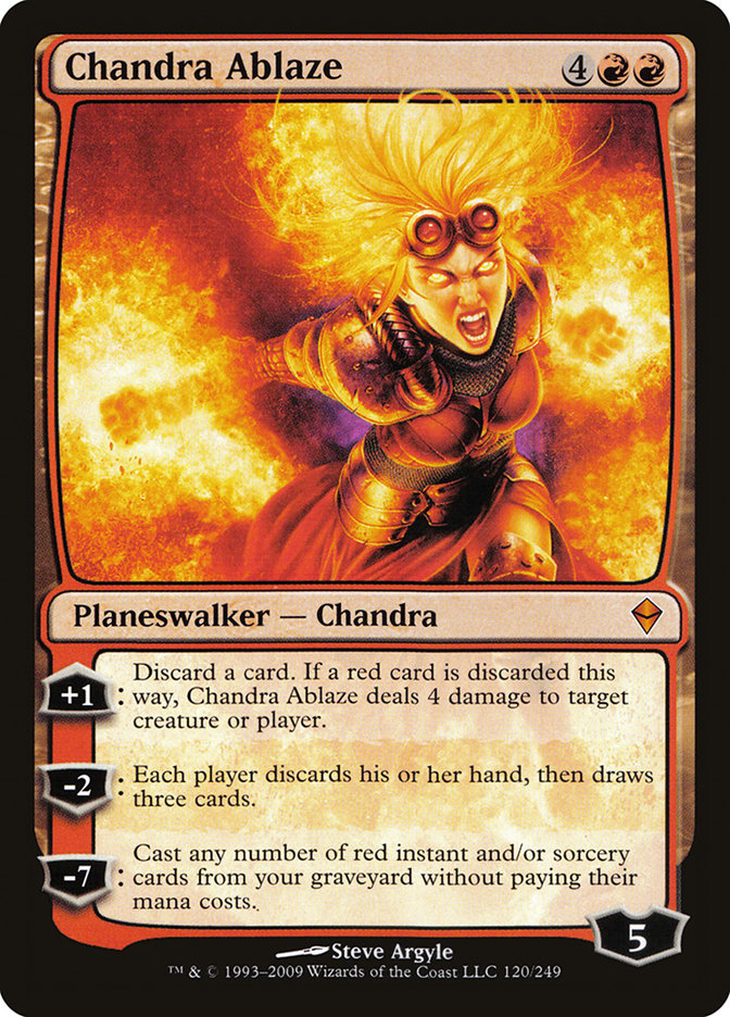 Chandra Ablaze [Zendikar] | Pandora's Boox