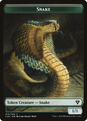 Beast (010) // Snake Double-Sided Token [Commander 2020 Tokens] | Pandora's Boox
