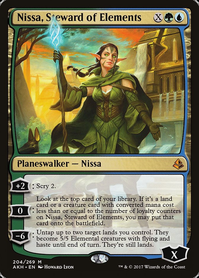 Nissa, Steward of Elements [Amonkhet] | Pandora's Boox