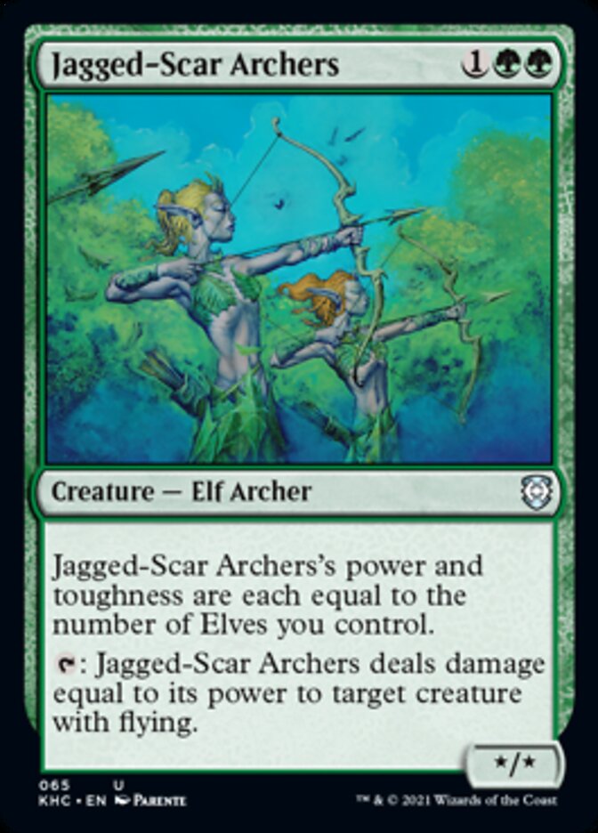 Jagged-Scar Archers [Kaldheim Commander] | Pandora's Boox