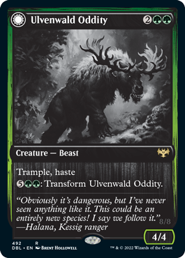 Ulvenwald Oddity // Ulvenwald Behemoth [Innistrad: Double Feature] | Pandora's Boox