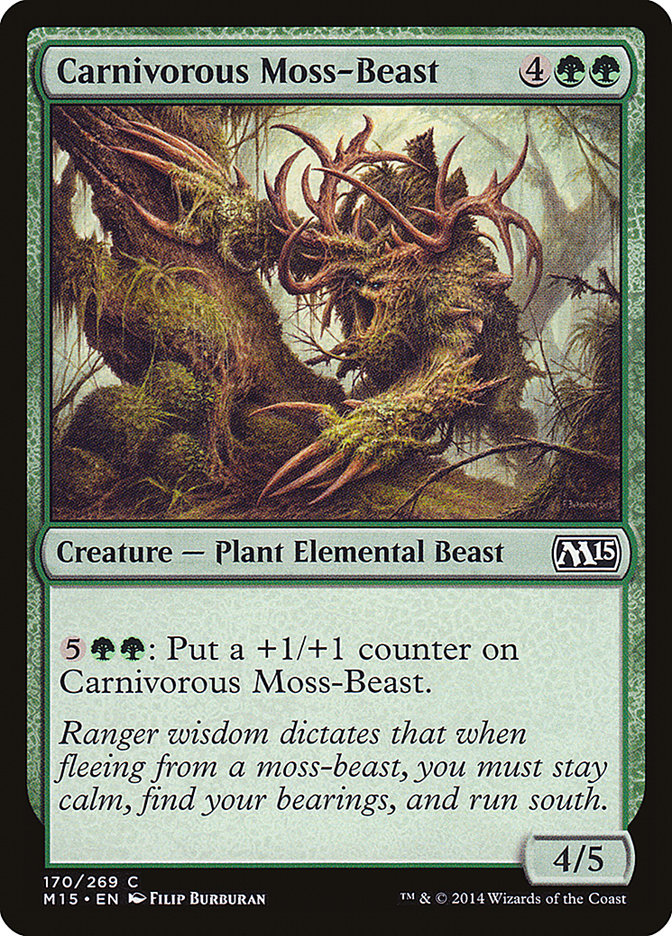 Carnivorous Moss-Beast [Magic 2015] | Pandora's Boox