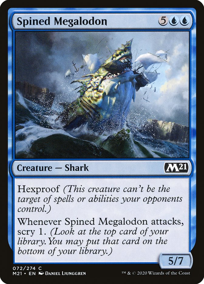 Spined Megalodon [Core Set 2021] | Pandora's Boox