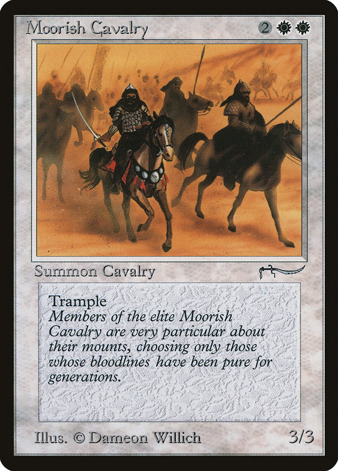 Moorish Cavalry (Dark Mana Cost) [Arabian Nights] | Pandora's Boox