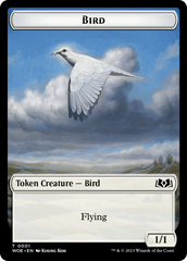 Bird // Food (0013) Double-Sided Token [Wilds of Eldraine Tokens] | Pandora's Boox