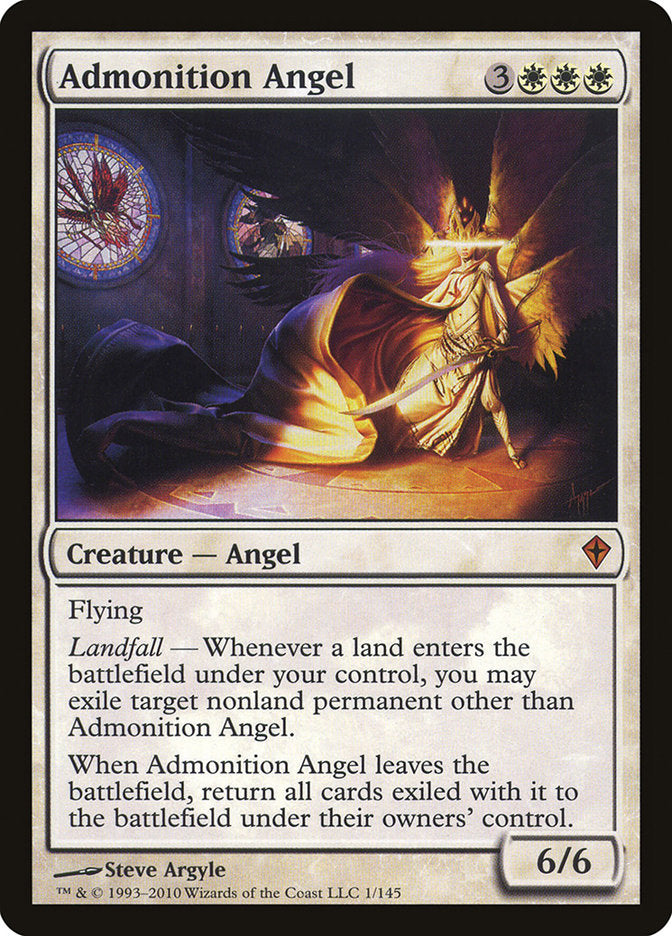 Admonition Angel [Worldwake] | Pandora's Boox