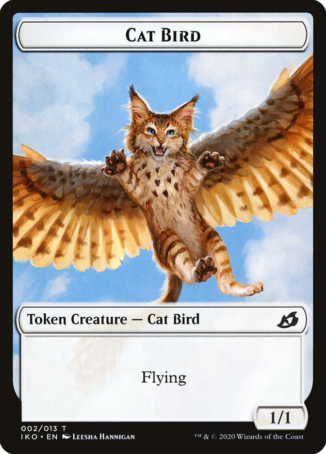 Cat Bird Token [Ikoria: Lair of Behemoths Tokens] | Pandora's Boox