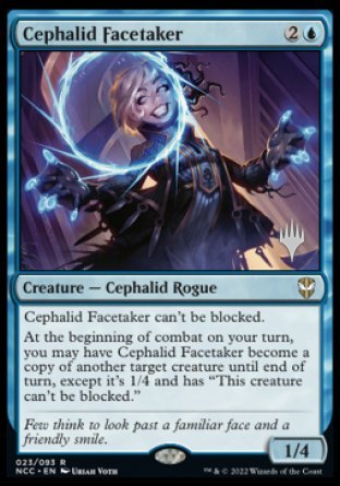 Cephalid Facetaker (Promo Pack) [Streets of New Capenna Commander Promos] | Pandora's Boox