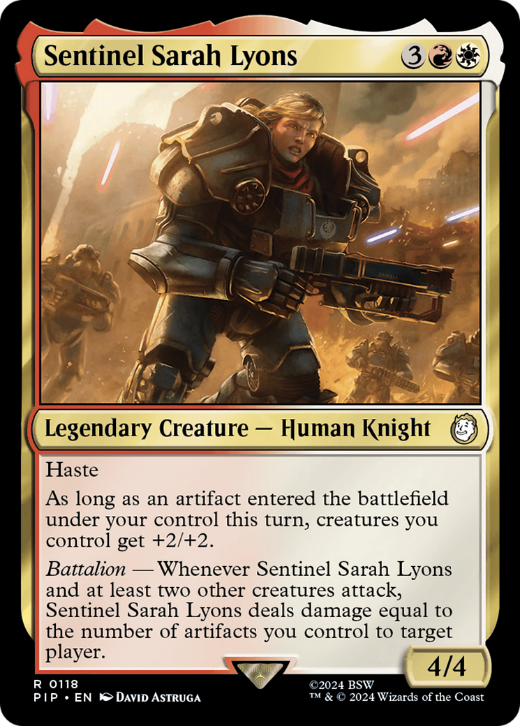 Sentinel Sarah Lyons [Fallout] | Pandora's Boox