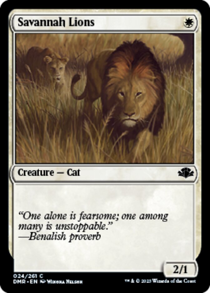 Savannah Lions [Dominaria Remastered] | Pandora's Boox