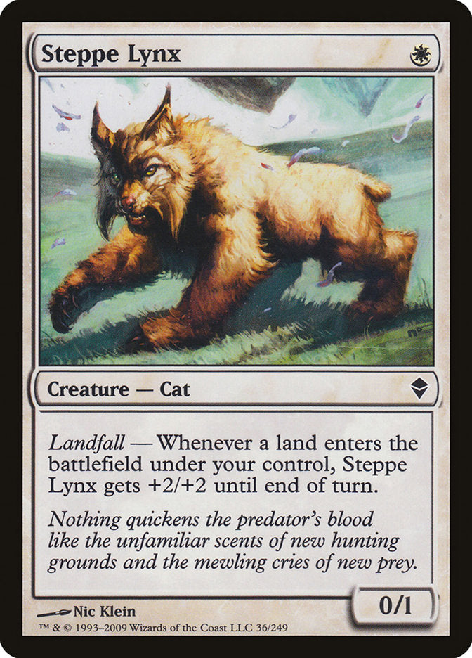 Steppe Lynx [Zendikar] | Pandora's Boox