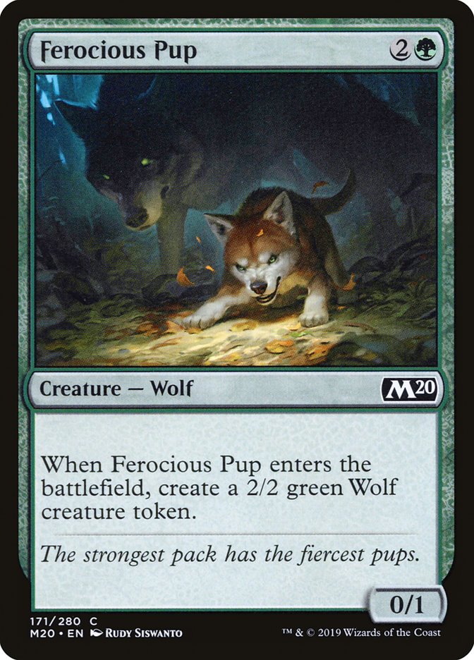 Ferocious Pup [Core Set 2020] | Pandora's Boox