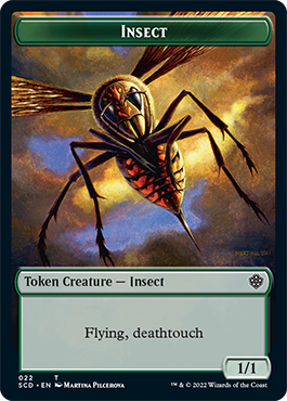 Insect // Soldier Double-Sided Token [Starter Commander Decks] | Pandora's Boox