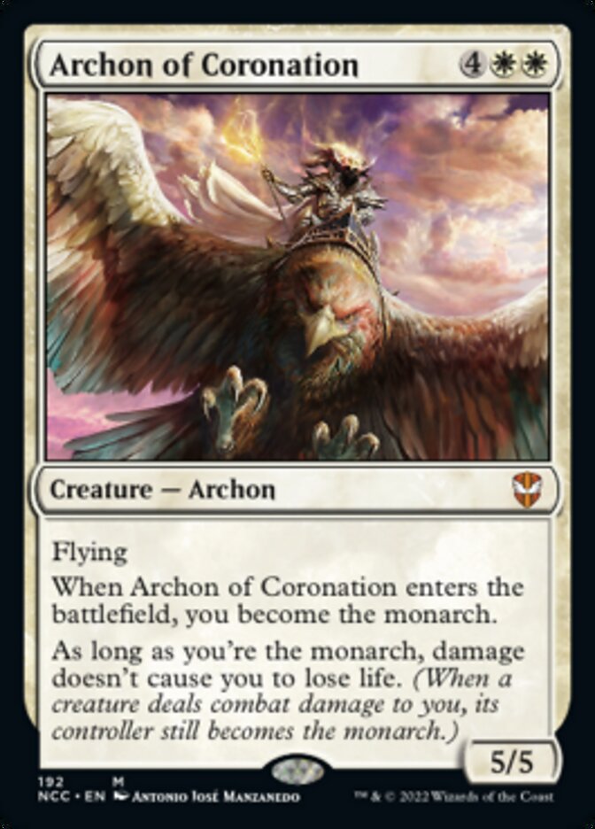 Archon of Coronation [Streets of New Capenna Commander] | Pandora's Boox