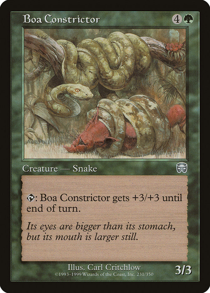 Boa Constrictor [Mercadian Masques] | Pandora's Boox