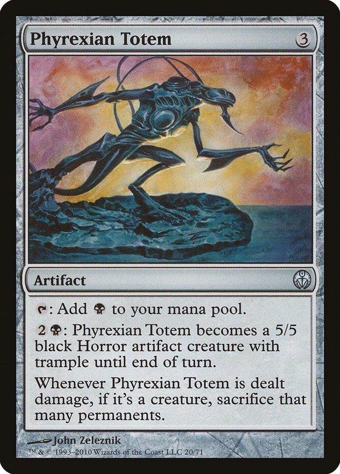 Phyrexian Totem [Duel Decks: Phyrexia vs. the Coalition] | Pandora's Boox
