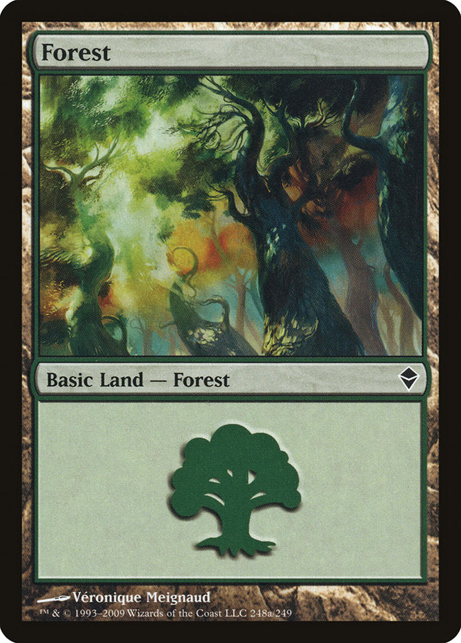 Forest (248a) [Zendikar] | Pandora's Boox