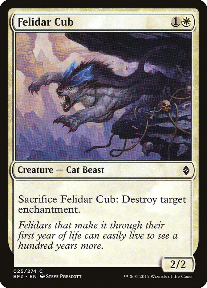 Felidar Cub [Battle for Zendikar] | Pandora's Boox