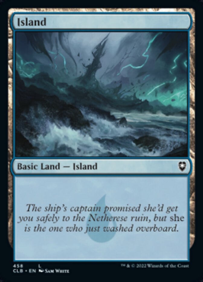 Island (458) [Commander Legends: Battle for Baldur's Gate] | Pandora's Boox