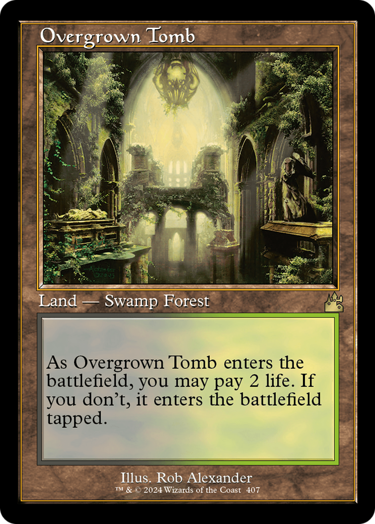 Overgrown Tomb (Retro) [Ravnica Remastered] | Pandora's Boox