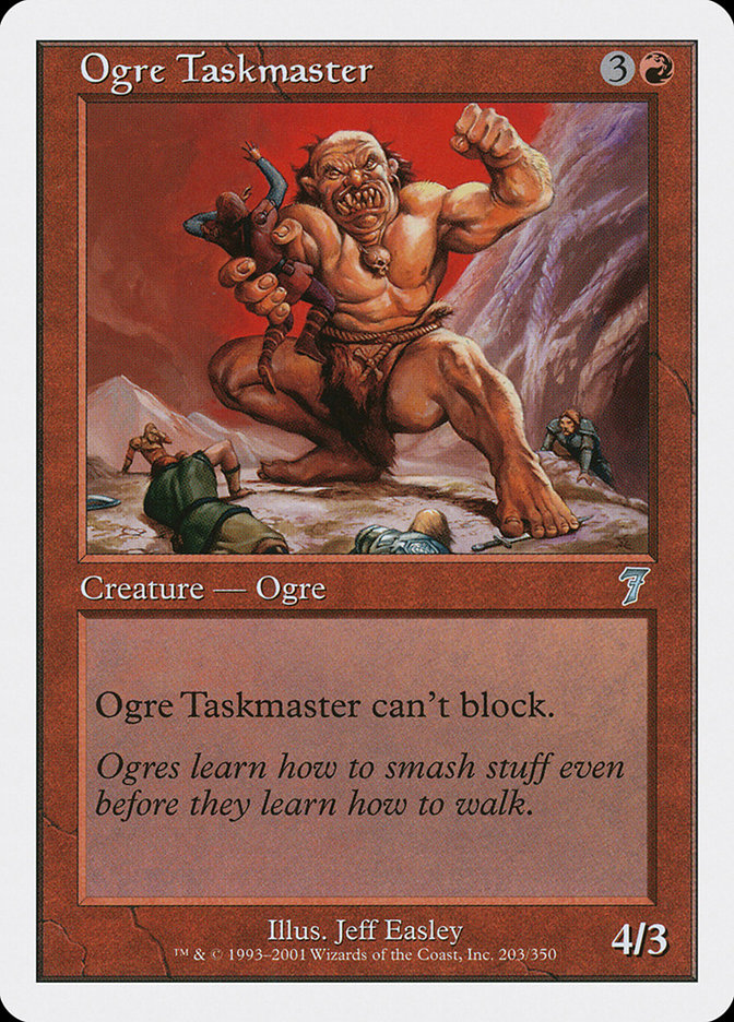 Ogre Taskmaster [Seventh Edition] | Pandora's Boox