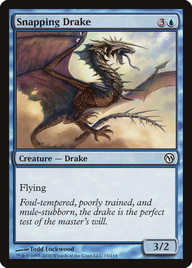 Snapping Drake [Duels of the Planeswalkers] | Pandora's Boox